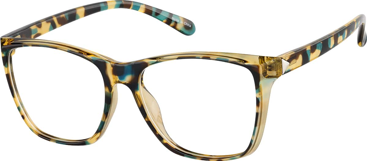 Angle view of Square Glasses 2046039 in Tortoiseshell