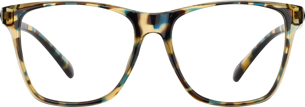 Front view of Square Glasses 2046039 in Tortoiseshell