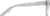 Side view of Square Glasses 2046212 in Gray thumbnail