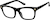 Angle view of Square Glasses 2046221 in Black thumbnail
