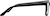 Side view of Square Glasses 2046221 in Black thumbnail