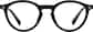 Front view of Round Glasses 2046421 in Black thumbnail