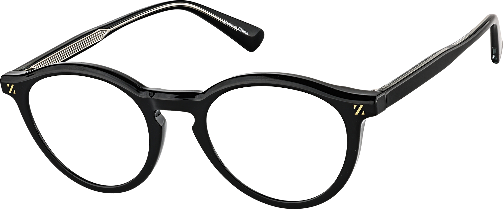 Black Round Glasses #2046421 | Zenni Optical