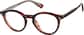 Angle view of Round Glasses 2046445 in Tortoiseshell thumbnail