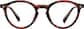 Front view of Round Glasses 2046445 in Tortoiseshell thumbnail
