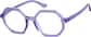 Angle view of Geometric Glasses 2046517 in Purple thumbnail