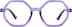 Geometric Glasses 2046517 in Purple