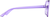 Side view of Geometric Glasses 2046517 in Purple thumbnail