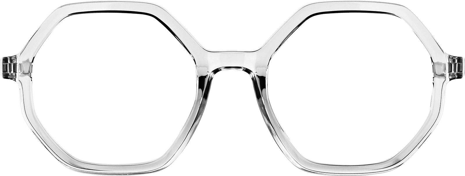 Clear Geometric Glasses #2046523 | Zenni Optical Canada