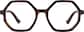 Front view of Geometric Glasses 2046525 in Tortoiseshell thumbnail