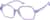 Angle view of Geometric Glasses 2046617 in Purple thumbnail