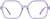 Front view of Geometric Glasses 2046617 in Purple thumbnail