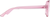 Side view of Geometric Glasses 2046619 in Pink thumbnail