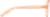 Side view of Geometric Glasses 2046642 in Orange thumbnail