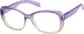 Angle view of Rectangle Glasses 2046717 in Purple thumbnail