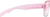 Side view of Rectangle Glasses 2046719 in Pink thumbnail
