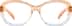 Rectangle Glasses 2046742 in Orange