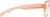 Side view of Rectangle Glasses 2046742 in Orange thumbnail