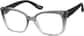Angle view of Cat-Eye Glasses 2046812 in Gray thumbnail
