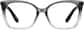 Front view of Cat-Eye Glasses 2046812 in Gray thumbnail