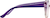 Side view of Cat-Eye Glasses 2046817 in Purple thumbnail