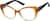 Angle view of Cat-Eye Glasses 2046915 in Brown thumbnail