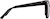 Side view of Square Glasses 2047021 in Black thumbnail