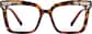 Front view of Square Glasses 2047025 in Tortoiseshell thumbnail