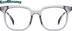 Square Glasses 2047512 in Gray