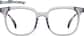Front view of Square Glasses 2047512 in Gray thumbnail