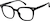 Angle view of Square Glasses 2047521 in Black thumbnail