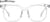 Front view of Square Glasses 2047523 in Clear thumbnail