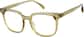 Angle view of Square Glasses 2047524 in Green thumbnail