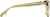 Side view of Square Glasses 2047524 in Green thumbnail