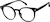 Angle view of Round Glasses 2047621 in Black thumbnail