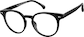 Angle view of Round Glasses 2047621 in Black thumbnail