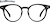 Front view of Round Glasses 2047621 in Black thumbnail