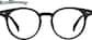 Front view of Round Glasses 2047621 in Black thumbnail