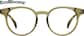 Front view of Round Glasses 2047624 in Green thumbnail