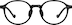 Round Glasses 2047721 in Black