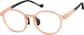 Angle view of Round Glasses 2047742 in Orange thumbnail