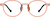 Front view of Round Glasses 2047742 in Orange thumbnail