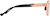 Side view of Round Glasses 2047742 in Orange thumbnail