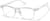 Angle view of Square Glasses 2048323 in Clear thumbnail