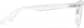 Side view of Square Glasses 2048323 in Clear thumbnail