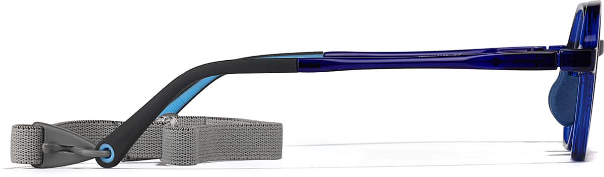 Side view of Geometric Glasses 2048416 in Blue