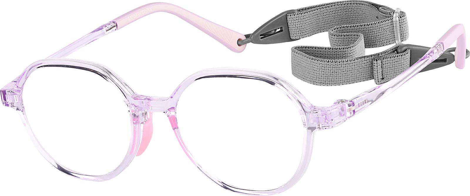 DreamyMagic　0504 Purple Geometric Glasses #2048417 | Zenni Optical