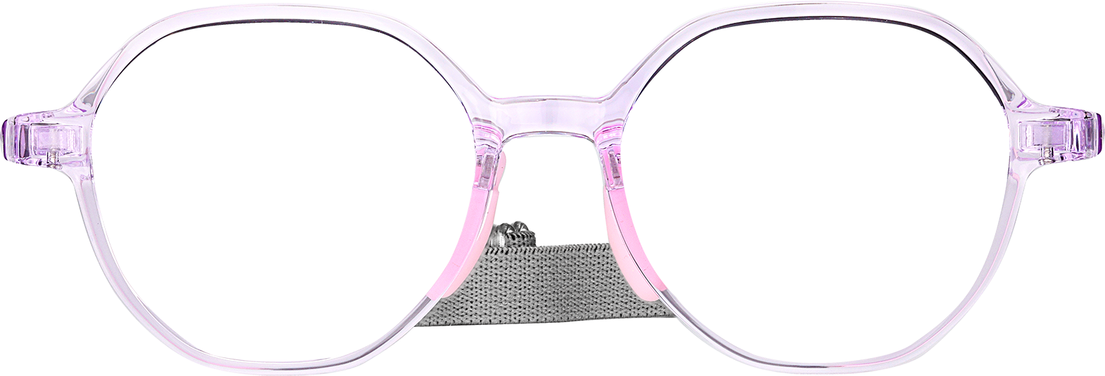 DreamyMagic　0504 Purple Geometric Glasses #2048417 | Zenni Optical