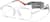Angle view of Geometric Glasses 2048423 in Clear thumbnail