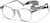 Angle view of Round Glasses 2048512 in Gray thumbnail